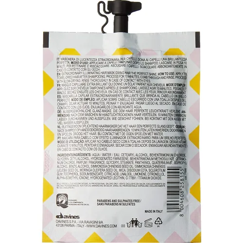 Маска для блеска волос Davines The Spotlight Circle Mask, 50 мл. - вид 2