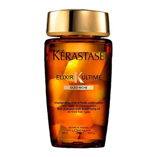 Шампунь Kerastase Elixir Ultime Oleo-Riche Shampoo с маслами для преображения нормальных и толстых волос, 250 мл.