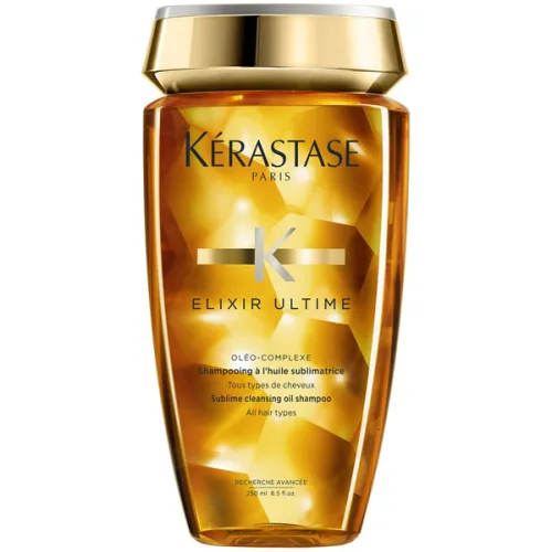 Очищаючий шампунь збагачений оліями для перевтілення волосся Kerastase Elixir Ultime Sublime Cleansing Oil Shampoo, 250 мл.