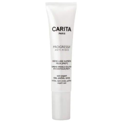 Разглаживающий крем для контура глаз Carita Progressif Anti-Rides Supreme Wrinkle Solution Eye Contour, 15 мл.