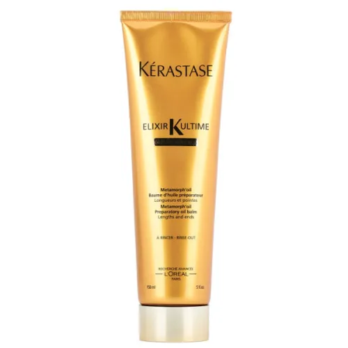 Эликсир для подготовки волос перед мытьем, для длины и кончиков Kerastase Elixir Ultime Preparatory Oil Balm, 150 мл.