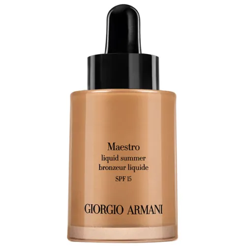 Рідкий бронзер для обличчя Giorgio Armani Maestro Liquid Summer Bronzer SPF15, 30 мл.