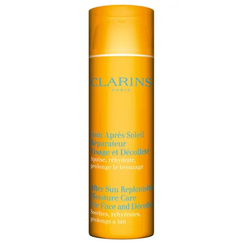 Восстанавливающее средство после загара для лица и зоны декольте Clarins After Sun Replenishing Moisture Care For Face And