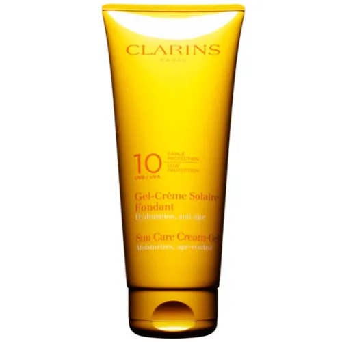 Солнцезащитный увлажняющий крем-гель для лица и тела Clarins Sun Care Cream-Gel SPF10, 200 мл.