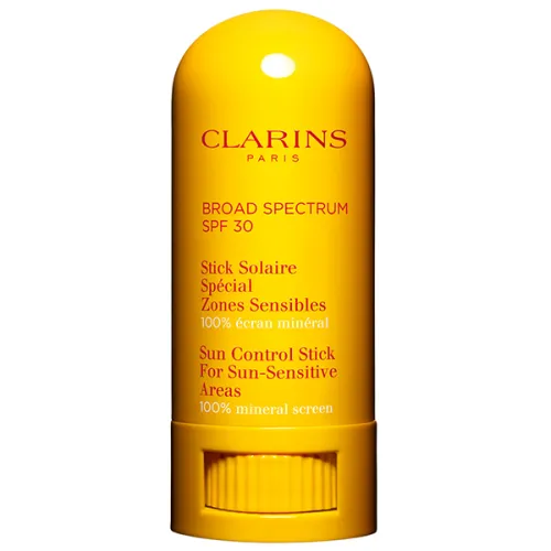 Солнцезащитный стик для чувствительных участков кожи лица Clarins Sun Control Stick For Sun-Sensitive Areas SPF30, 8 г.