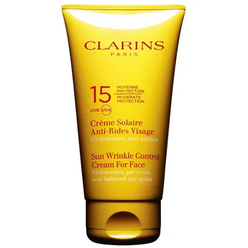 Солнцезащитный крем для лица Clarins Sun Wrinkle Control Cream For Face SPF15, 75 мл.