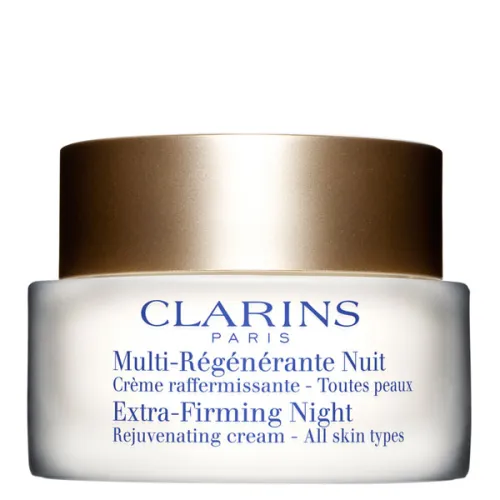 Ночной крем против морщин для всех типов кожи Clarins Extra-Firming Night Rejuvenating Cream All Skin Types, 50 мл.