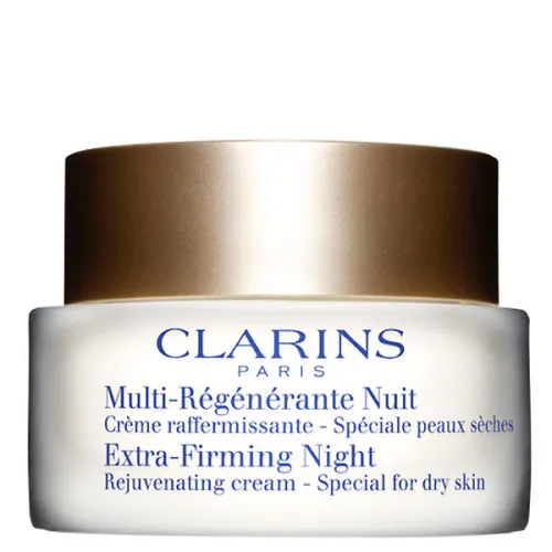 Ночной крем против морщин для сухой кожи лица Clarins Extra-Firming Night Rejuvenating Cream For Dry Skin, 50 мл.