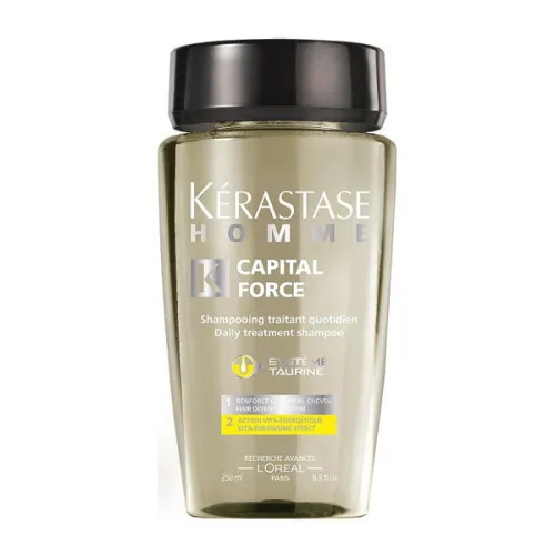 Оживляющий волосы шампунь для мужчин Kerastase Homme Capital Force Daily Treatment Shampoo Vita-Energising Effect, 250 мл.