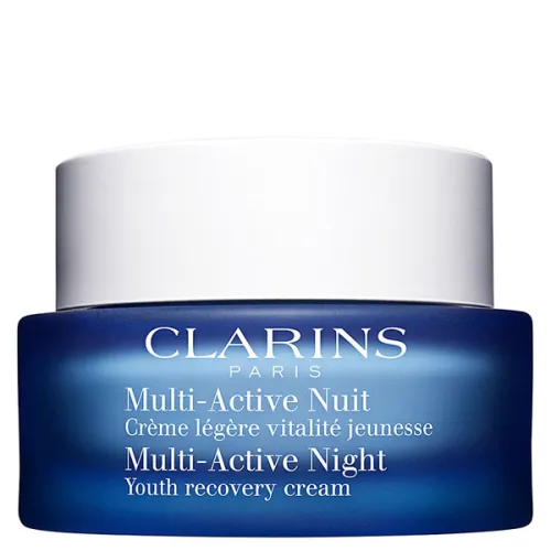 Нічний антивіковий крем для всіх типів шкіри Clarins Multi-Active Night Youth Recovery Cream All Skin Types, 50 мл.