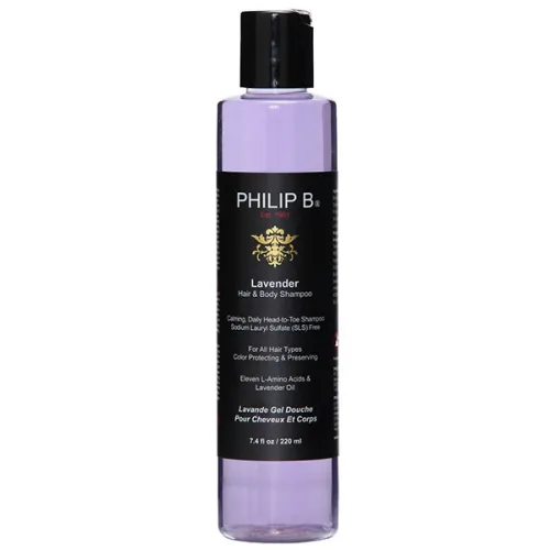 Шампунь для волосся та тіла Philip B Lavender Hair & Body Shampoo з олією лаванди, 60 мл.