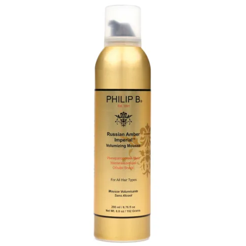 Імператорський мус для об’єму волосся «бурштин» Philip B Russian Amber Imperial Volumizing Mousse, 45 мл.