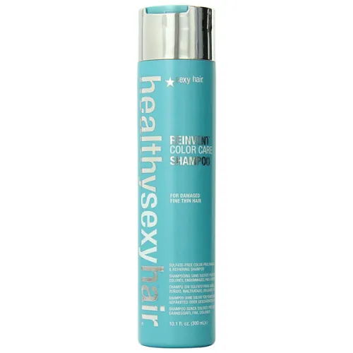 Оздоравливающий шампунь для тонких окрашенных волос Sexy Hair Healthy Reinvent Color Care Shampoo For Damaged Fine/Thin