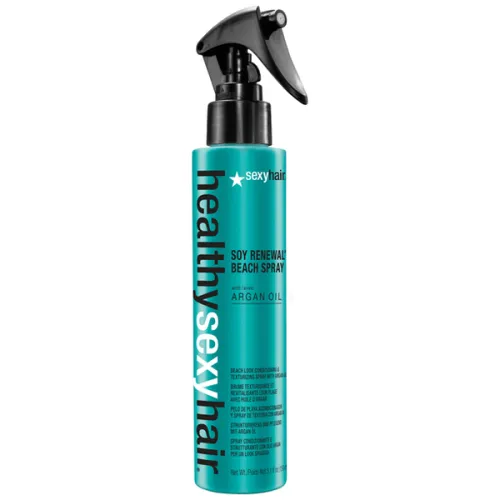 Оздоровлюючий лак для волосся рухомої фіксації Sexy Hair Healthy Soy Renewal Beach Spray, 300 мл.