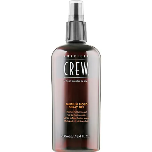 Спрей-гель середньої фіксації для чоловіків American Crew Medium Hold Spray Gel, 250 мл.