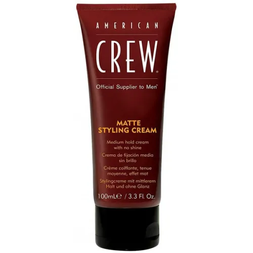 Крем для укладки волосся без блиску середньої фіксації American Crew Matte Styling Cream, 100 мл.
