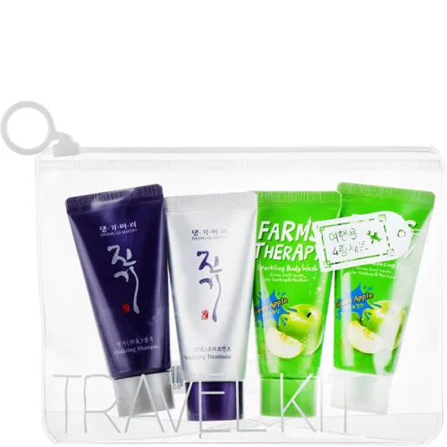 Дорожный набор для волос лица и тела Daeng Gi Meo Ri Vitalizing Travel Kit, 4 шт. х 30 мл.
