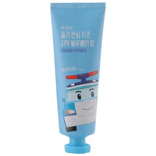 Зубна паста Daeng Gi Meo Ri Poli Kids Toothpaste Blueberry зі смаком чорниці, 100 мл.