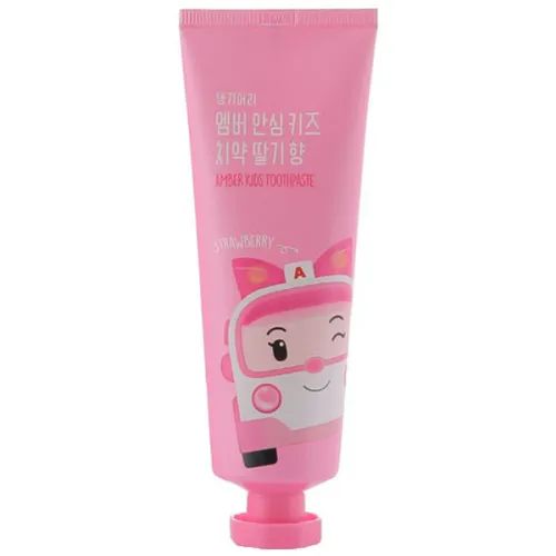 Зубна паста Daeng Gi Meo Ri Poli Kids Toothpaste Strawberry зі смаком полуниці, 100 мл.