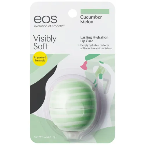 Органічний бальзам для губ «огірок та диня» EOS Smooth Sphere Lip Balm Cucumber Melon, 7 г.