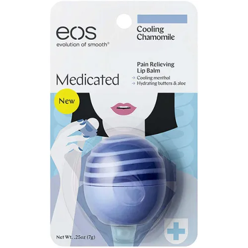 Органічний бальзам для губ «ромашка» EOS Smooth Sphere Lip Balm Cooling Chamomile, 7 г.