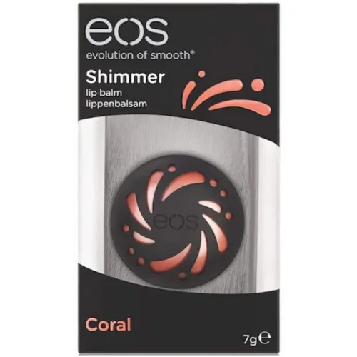 Органічний бальзам для губ EOS Lip Balm Sphere Shimmer Coral із шимером «кораловий», 7 г.