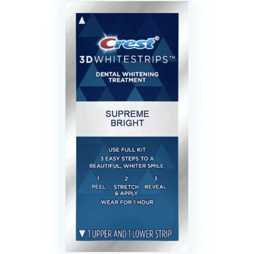 Отбеливающие полоски для зубов Crest 3D White Whitestrips Supreme Bright