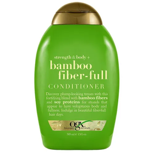 Кондиціонер для об’єму волосся OGX Strength & Body Bamboo Fiber-Full Conditioner, 385 мл.