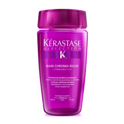 Шампунь-ванна для окрашенных поврежденных или мелированных волос Kerastase Reflection Bain Chroma Riche Shampoo, 250 мл.