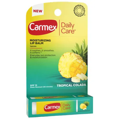 Бальзам для губ «піна колада» Carmex Tropical Colada Stick Lip Balm SPF15, 4.25 г.