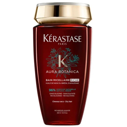 Мицеллярный шампунь для сухих волос Kerastase Aura Botanica Bain Micellaire Riche Shampoo, 250 мл.