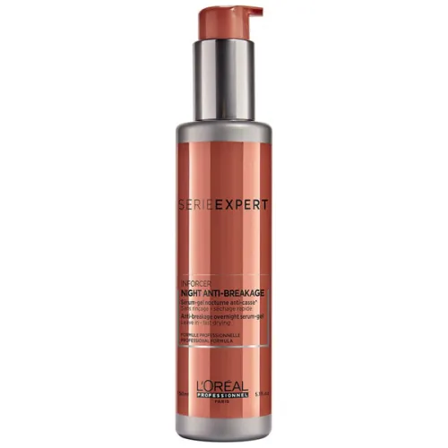 Ночная сыворотка-гель против ломкости волос L’Oreal Professionnel Inforcer Strengthening Anti-Breakage Night Serum, 150 мл.