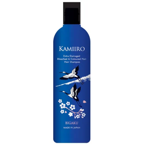 Шампунь для відновлення сильно пошкодженого волосся Bigaku Kamiiro Extra Damaged Bleached & Coloured Hair Shampoo, 330 мл.