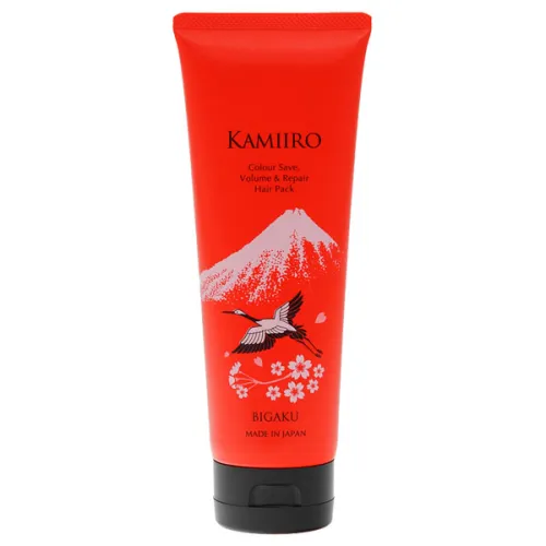 Маска для збереження кольору та надання об’єму волоссю Bigaku Kamiiro Colour Save Volume & Repair Hair Pack, 250 г.