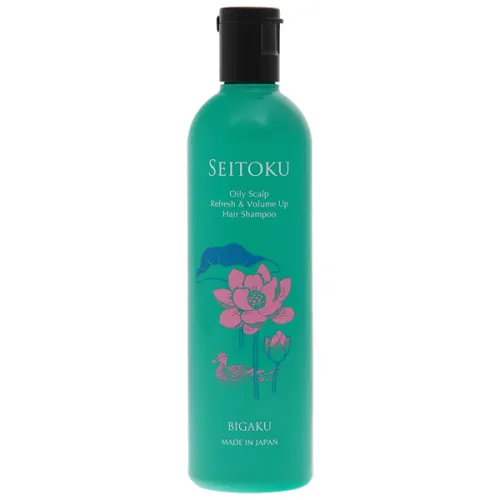 Шампунь для догляду за жирною шкірою голови Bigaku Seitoku Oily Scalp Refresh & Volume Up Hair Shampoo, 330 мл.