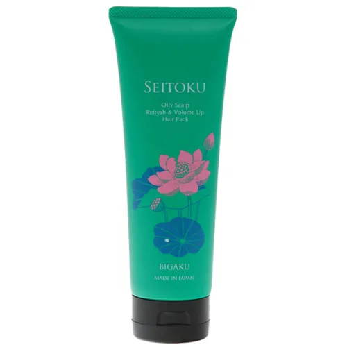 Маска для догляду за жирною шкірою голови Bigaku Seitoku Oily Scalp Refresh & Volume Up Hair Pack, 250 г.