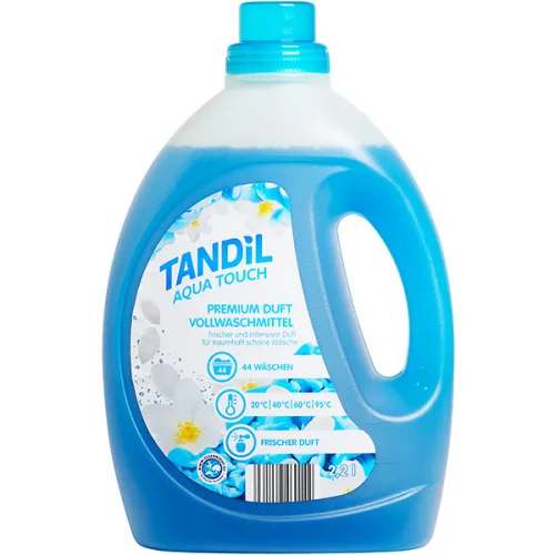 Жидкий порошок для белых и светлых вещей «луговые цветы» Tandil Laundry Detergent Premium Aqua Touch, 2200 мл.