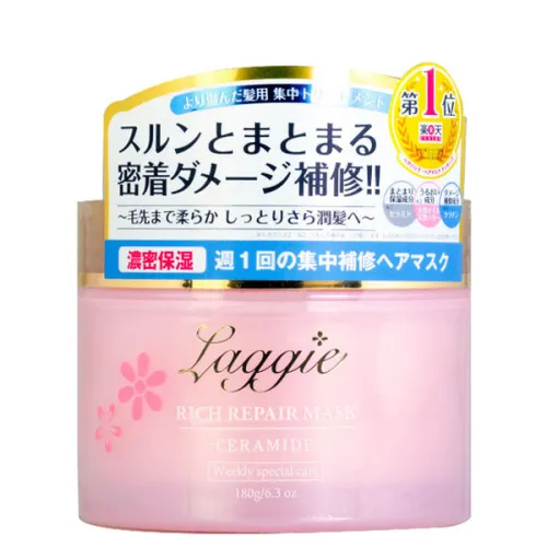 Маска для відновлення сильно пошкодженого волосся Laggie Ceramide Rich Repair Mask, 180 г.