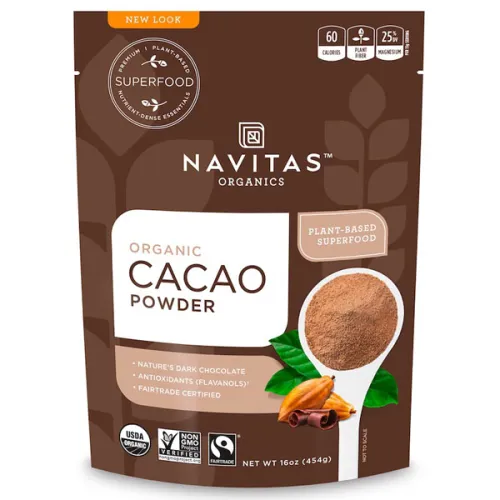 Органічний какао-порошок Navitas Naturals Organic Cacao Powder, 227 г.
