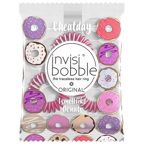 Ароматизована резинка-браслет Invisibobble Cheatday Donut Cream із ароматом крему для пончиків