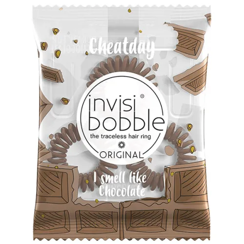 Ароматизированная резинка-браслет Invisibobble Cheatday Crazy For Chocolate с ароматом шоколада