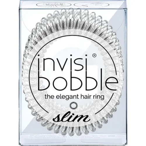 Резинка-браслет Invisibobble Slim Chrome Sweet Chrome зі збільшеною кількістю завитків «хром»