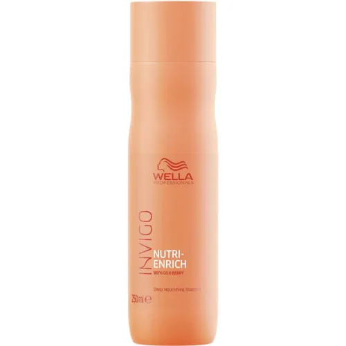 Живильний шампунь для волосся Wella Professionals Invigo Nutri-Enrich Deep Nourishing Shampoo з ягодами годжі, 250 мл.