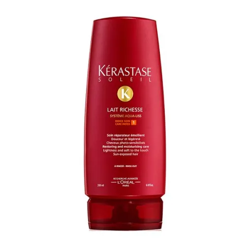 Засіб для відновлення волосся після сонця Kerastase Soleil Lait Richesse Restoring and Moisturizing Care, 200 мл.