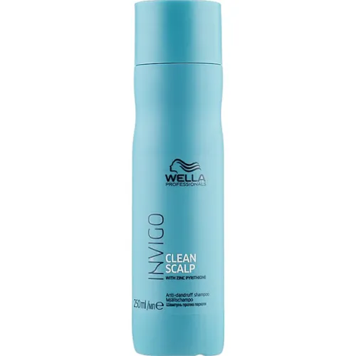 Шампунь проти лупи Wella Professionals Invigo Balance Clean Scalp Anti-Dandruff Shampoo з піритіоном цинку, 250 мл.