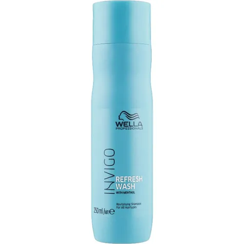 Охолоджуючий шампунь Wella Professionals Invigo Balance Refresh Wash Revitalizing Shampoo з ментолом для всіх типів волосся
