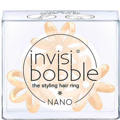Нано резинка для волос «нюдовая» Invisibobble Nano To be Or Nude To Be