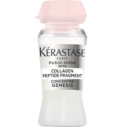 Концентрат для ослабленных и ломких волос Kerastase Fusio-Dose With Collagen Peptide Fragment Concentre Genesis, 12 мл.