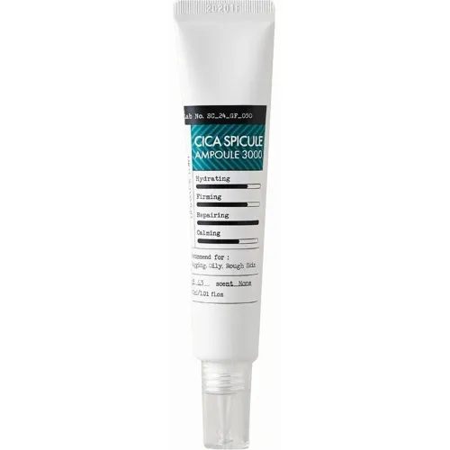 Ампульна сироватка для обличчя Derma Factory Cica Spicule Ampoule 3000 з екстрактом центели та спікулами, 30 мл.
