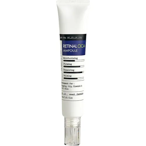 Зміцнювальна сироватка для обличчя Derma Factory Retinal Cica Ampoule з екстрактом центели ретиналем, 30 г.